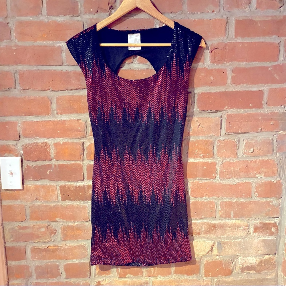 Sequin Mini Dress